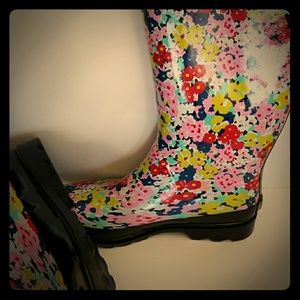Multi Color Rain Boots